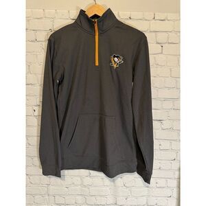 Pittsburgh Penguins NHL Official License Men's 1/4 Zip Logo Sweatshirt Small